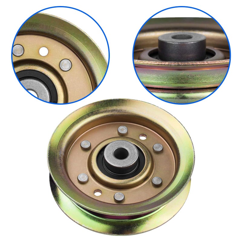 UP2WIN 532173437 Idler Pulley Bearings Compatible with Craftsman Mower LT1000 LT2000 Lawn Mower Tractor with 42" Deck, Replace for 532131494 532 - Image 5
